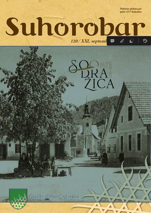 Občina Sodražica | Suhorobar 120 XXI 2019