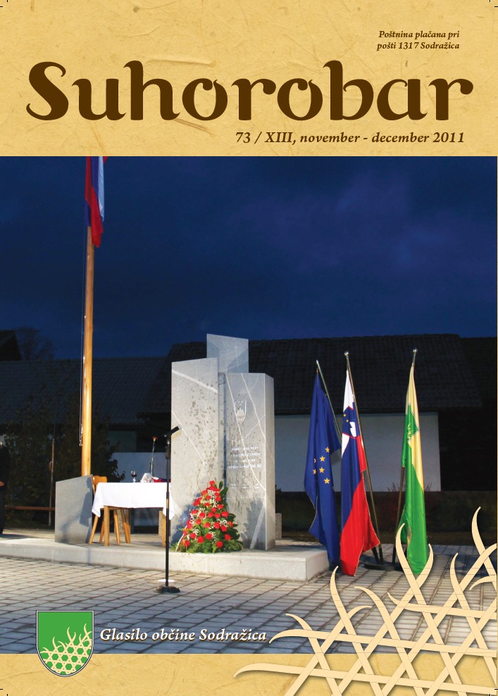 Občina Sodražica | Suhorobar 73 XIII 2011